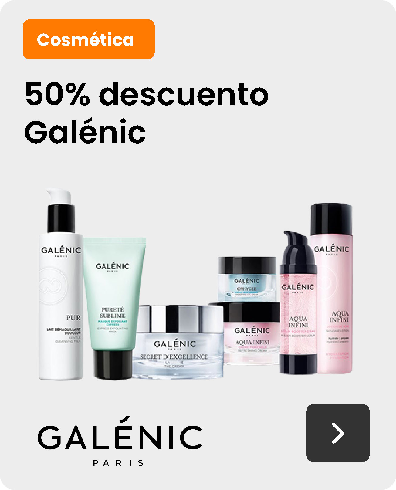 Promoción 50% Galenic